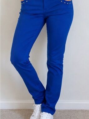 Focus 2000 Blue with Gold Accent Pants Size 8